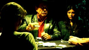 Trent Ford, Russell Means and Tamara Feldman in Rez Bomb